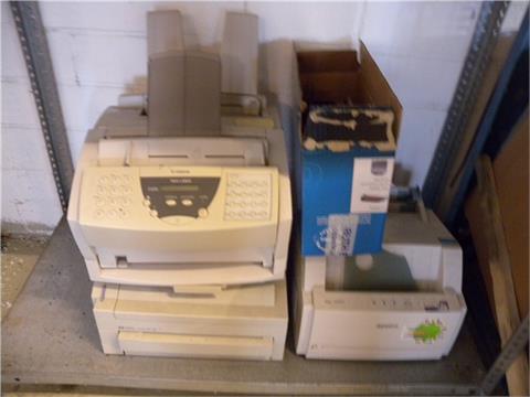 Posten ältere Faxgeräte und Drucker