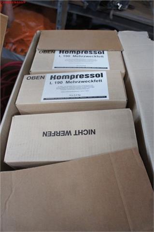 Karton mit 50 Tuben Mehrzweckfett (Kompressol L190)